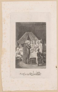 Eintritt in die Welt [Taufe] von Daniel Nikolaus Chodowiecki