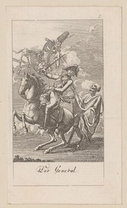 General, Blatt 2 der Folge „Der Totentanz“ von Daniel Nikolaus Chodowiecki
