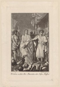 Jesus und Barrabas vor Pilatus von Daniel Nikolaus Chodowiecki
