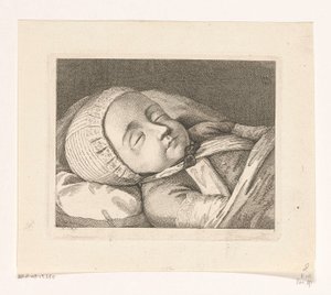 Kind auf dem Totenbett von Daniel Nikolaus Chodowiecki