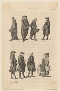 Kleidertracht der Berlinischen Prediger von Daniel Nikolaus Chodowiecki