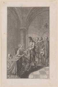 Protestantischen Stände Österreichs wollen der Conföderation beitreten von Daniel Nikolaus Chodowiecki
