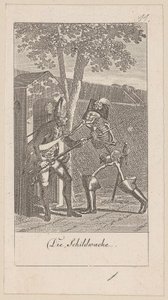 Schildwache, Blatt 11 der Folge "Der Totentanz"