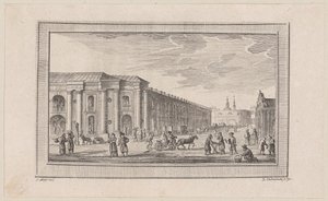 Titelkupfer zu Storchs "Gemälde von St. Petersburg", zweiter Teil von Daniel Nikolaus Chodowiecki