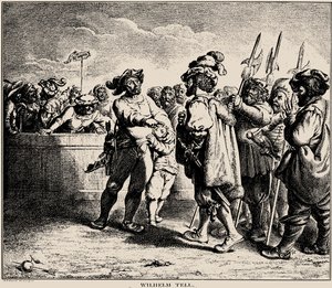 Wilhelm Tell, 1781 von Daniel Nikolaus Chodowiecki