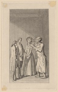 Zu "Ehrlich währt am längsten, oder Untreue schlägt seinen eigenen Herrn. Ein Schauspiel in einem Aufzuge." von Daniel Nikolaus Chodowiecki