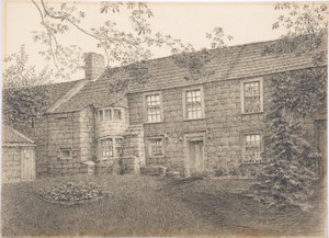 Altes Haus in Corby, Northumberland, ca. 1916 von Daniel Oliver