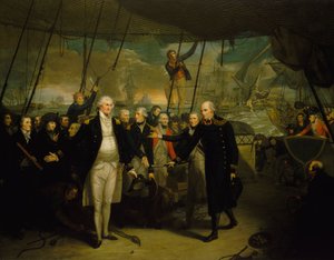 Duncan nimmt die Kapitulation von de Winter in der Schlacht von Camperdown entgegen von Daniel Orme