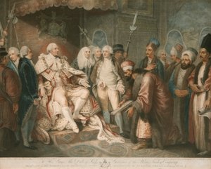 König George III. empfängt den türkischen Botschafter