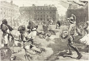 Die Feste von Rennes. Der große römische Umzug von Daniel Vierge