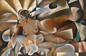 Femme Cubiste, von Baranov-Rossine, Vladimir Davidovich