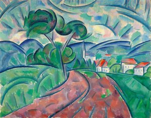Der Weg zum Dorf, ca. 1908-1912
