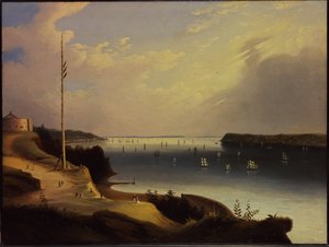 New Yorker Hafen, ca. 1835