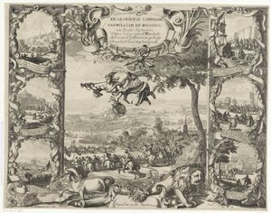 Siege von König Wilhelm III. in Irland (obere Hälfte), 1690