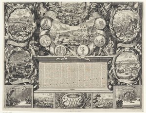 Siege von König Wilhelm III. in Irland (untere Hälfte), 1690 von Daniel de Lafeuille