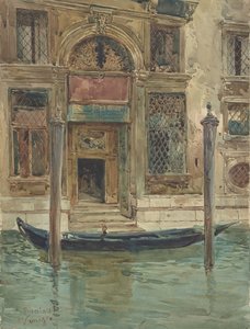 Portal eines venezianischen Palastes