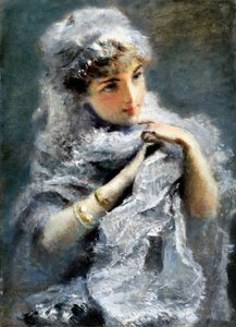 Das englische Mädchen, 1886 von Daniele Ranzoni