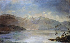 Ascona mit Blick auf die Inseln Saint-Leger