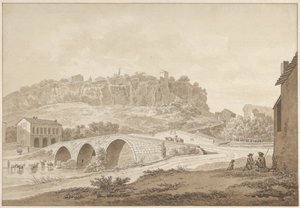 Ansicht von Civita Castellana von Daniël Dupré