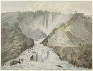 Ansicht der Wasserfälle von Marmore