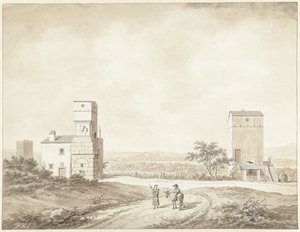 Ruinen der Villa Adriana bei Tivoli von Daniël Dupré