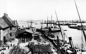 Hafen von Kopenhagen, ca. 1880 von Danish Photographer