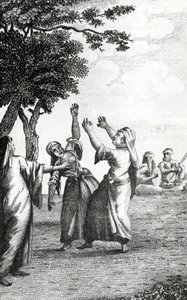 Tänzerinnen in Ägypten, aus Niebuhrs Reisen durch Arabien und andere Länder im Osten, 1792