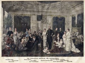 Die königliche Familie von Dänemark