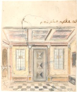 Ein Zimmer im Stil des 17. Jahrhunderts von Dankvart Dreyer