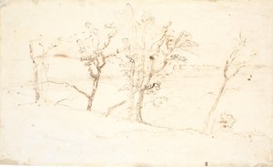 Jütländische Landschaft. Seen zwischen Hügeln von Dankvart Dreyer