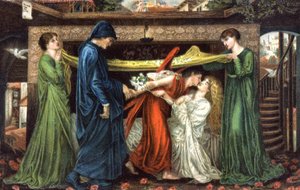 Dante Alighieri trifft Beatrice, ca. 1900