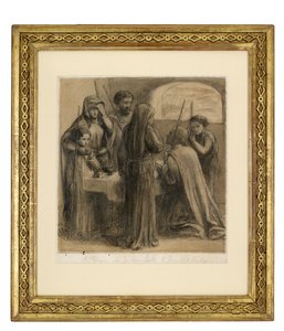 Ein Passahfest im Haushalt von Joseph und Zacharias, ca. 1850