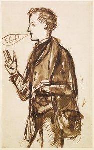 Karikatur von John Everett Millais, ca. 1851-53
