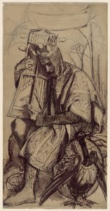David als König von Dante Gabriel Charles Rossetti