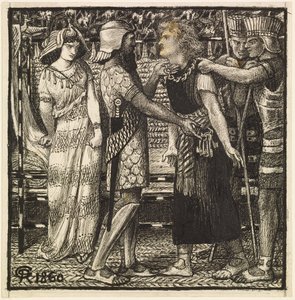 Joseph wird vor Potiphar beschuldigt (Fertige Komposition)