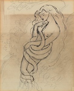 Lady Lilith, ca. 1869 von Dante Gabriel Charles Rossetti
