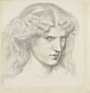 Porträt von Annie Miller, 1860er von Dante Gabriel Charles Rossetti