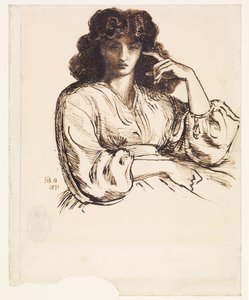 Porträt von Jane Morris von Dante Gabriel Rossetti