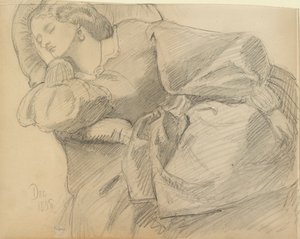 Ruth Herbert schläft, 1858