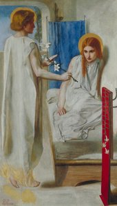 Die Verkündigung von Dante Gabriel Rossetti