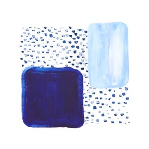 Blaue Strichkomposition von Danushka Abeygoda