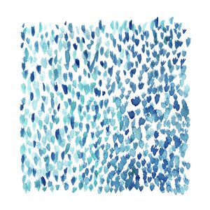 Blaue Aquarelltropfen