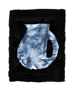 Indigo Krug Stillleben