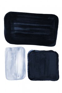 Minimalistische blaue Blöcke