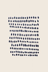 Minimalistische Indigo Punkte von Danushka Abeygoda