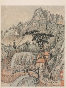 Erinnerungen an den Qinhuai-Fluss, Qing-Dynastie von Daoji Shitao