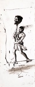 Studie von David und Goliath von Darren Coffield