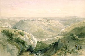 Jerusalem vom Süden, 12. April 1839, Platte 10 aus Band I von 