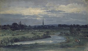 Blick von Pugins Haus in der Nähe von Salisbury