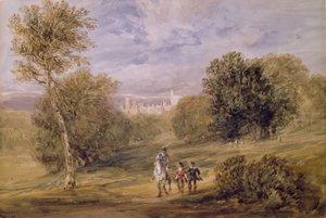Haddon Hall vom Park aus
